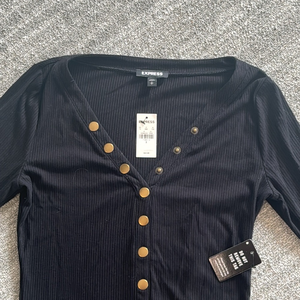 Express Ribbed Bodysuit - Picture 4 of 9